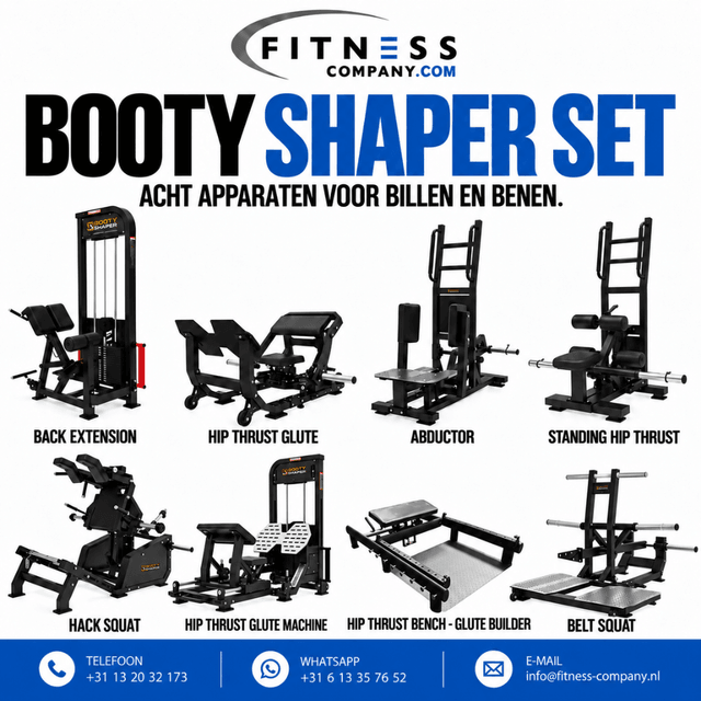 Booty Shaper Krachtset 8 Apparaten