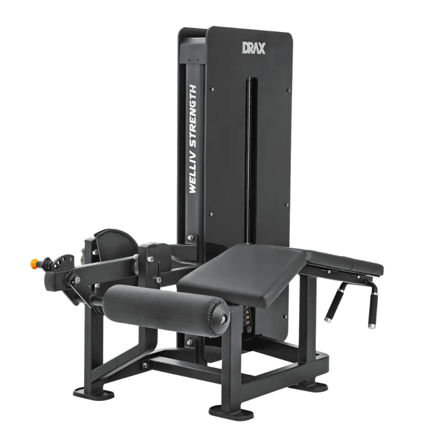 Drax Welliv Strength Shoulder Press, Lying Leg Curl uit dezelfde serie