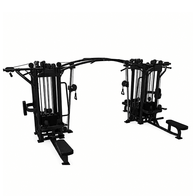 GymFit Cable Jungle 8-Stack Multistation