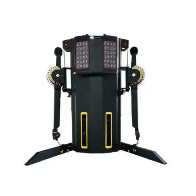 GymFit Dual Adjustable Pulley Functional Trainer G41