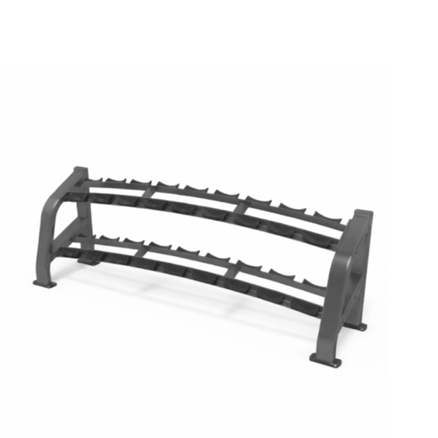 GymFit Luxury Line Plus Dumbbell Rack 2 Tier PEB111-9