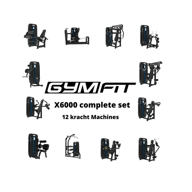 GymFit Luxury Line Krachtset 12 Apparaten