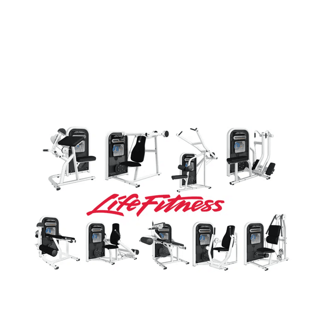 Life Fitness Circuit Series Krachtset Wit 9 Apparaten