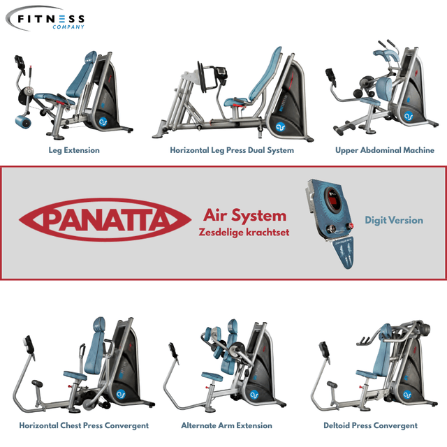 Panatta Air System Krachtset 6 Delig Digit Version