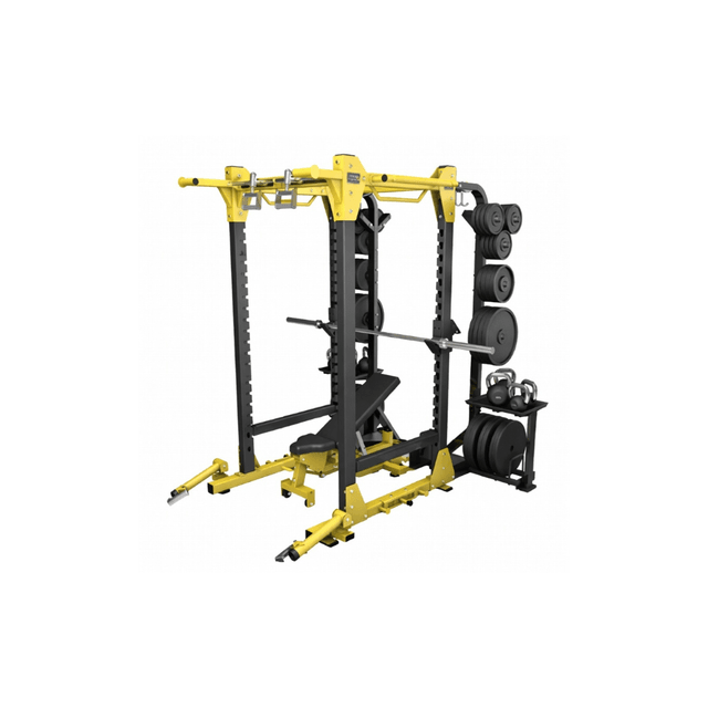 Squat Rek Zwart en Geel