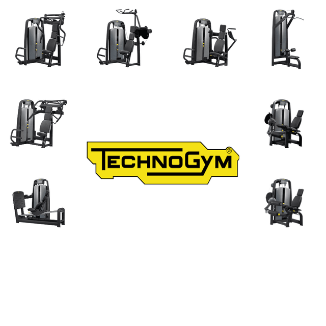 Technogym Selection Black Krachtset 8 Apparaten