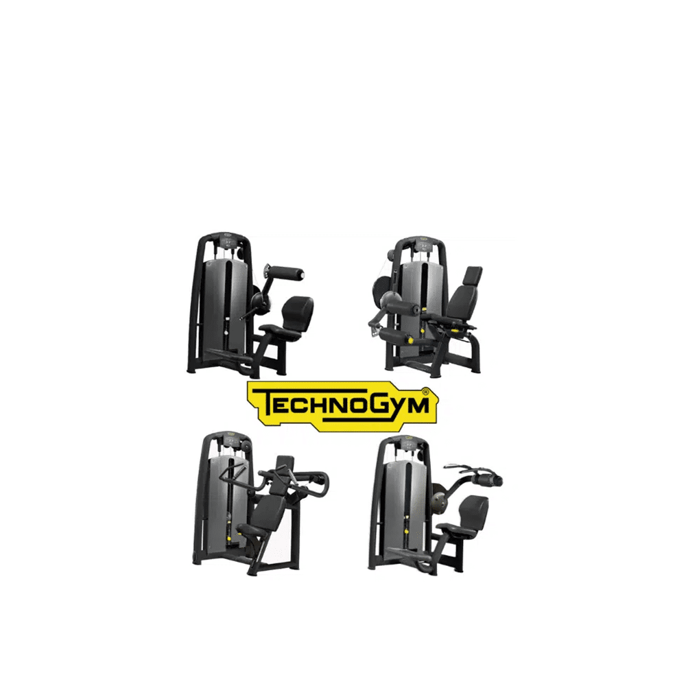 Technogym Selection 900 Black Krachtset Brown Cushion