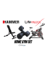 Home Gym Set | 3 Delig | Spinning Bike, Bankje en Dumbells