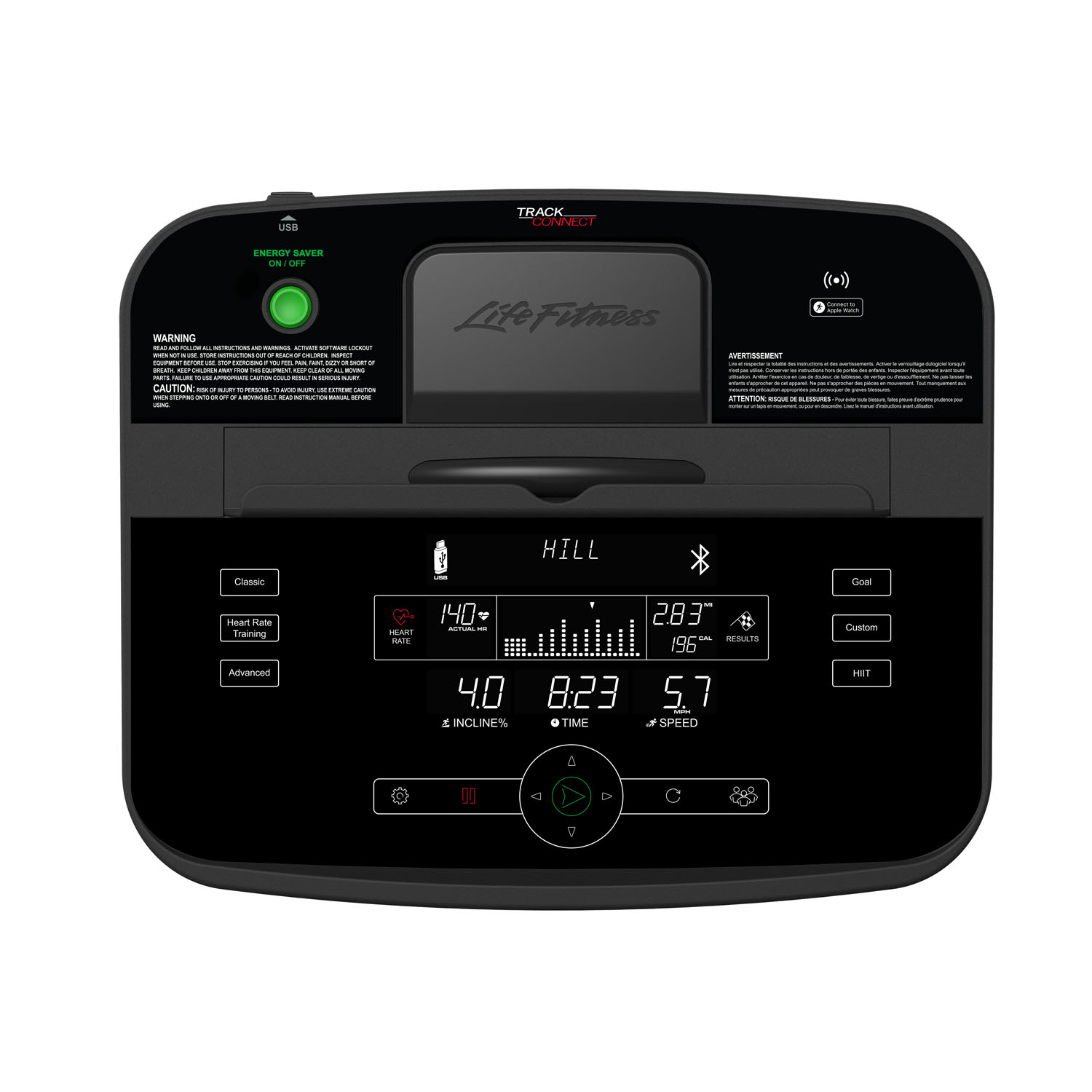Life Fitness - F3 - Folding Loopband met Track Connect - Afbeelding 3