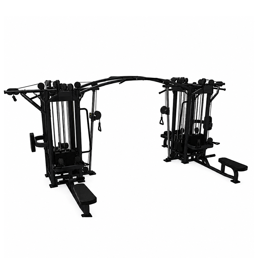 GymFit - Cable Jungle 8-Stack - Multistation