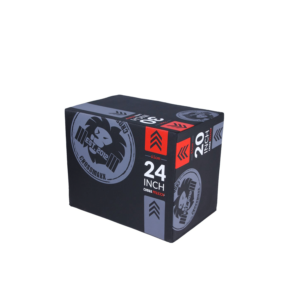 LMX1297. - MULTI - Crossmaxx® - 3 in 1 SOFT Plyo Box (black)
