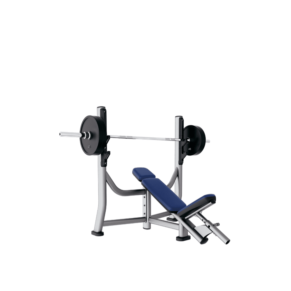 Life Fitness - Signature Olympic Incline Bench - Bench Press - Fitness ...