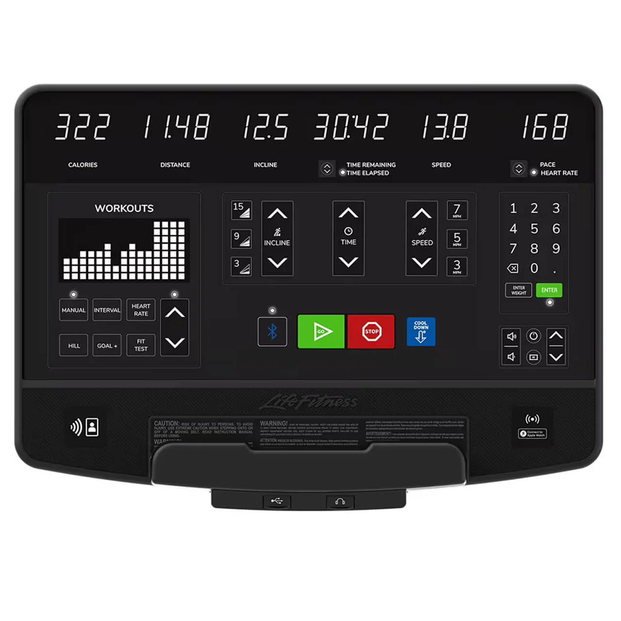 Life Fitness - Club Series+ - Loopband - Afbeelding 2